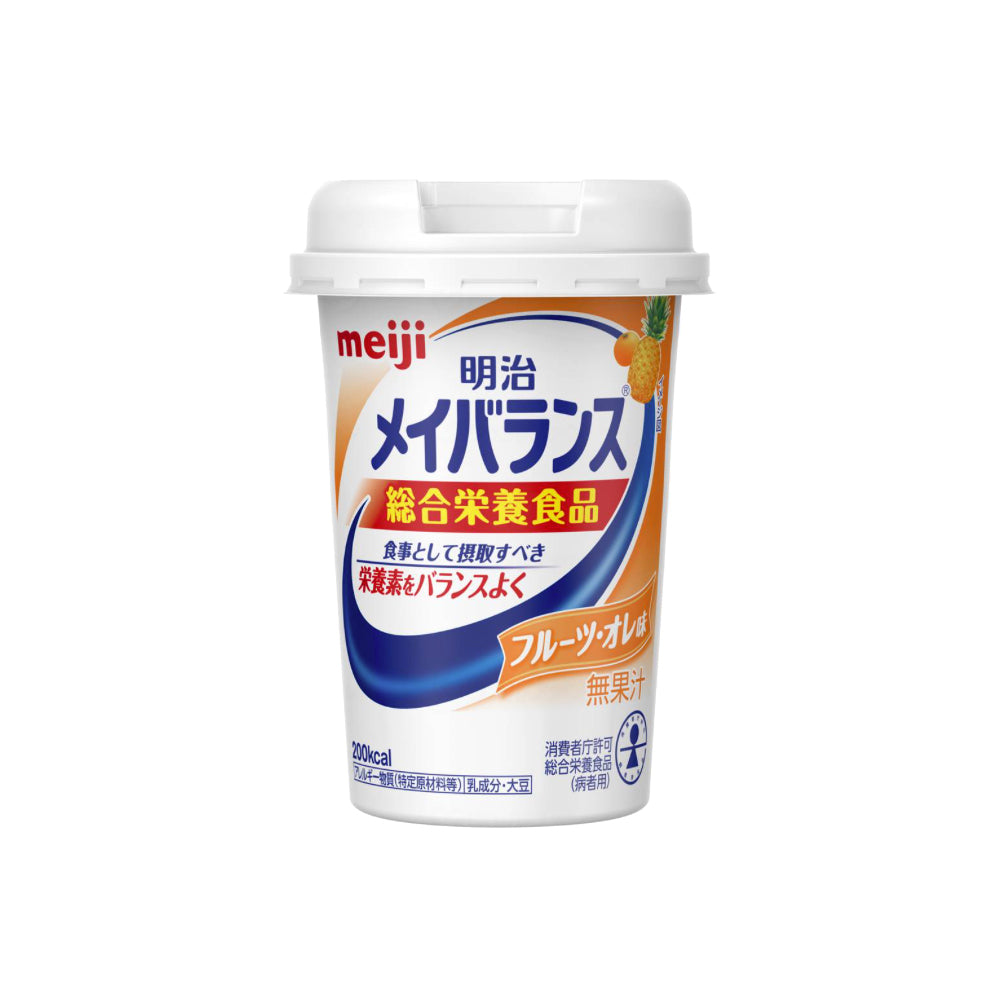 明治 メイバランスMiniカップ ボール(12個入) フルーツ・オレ味