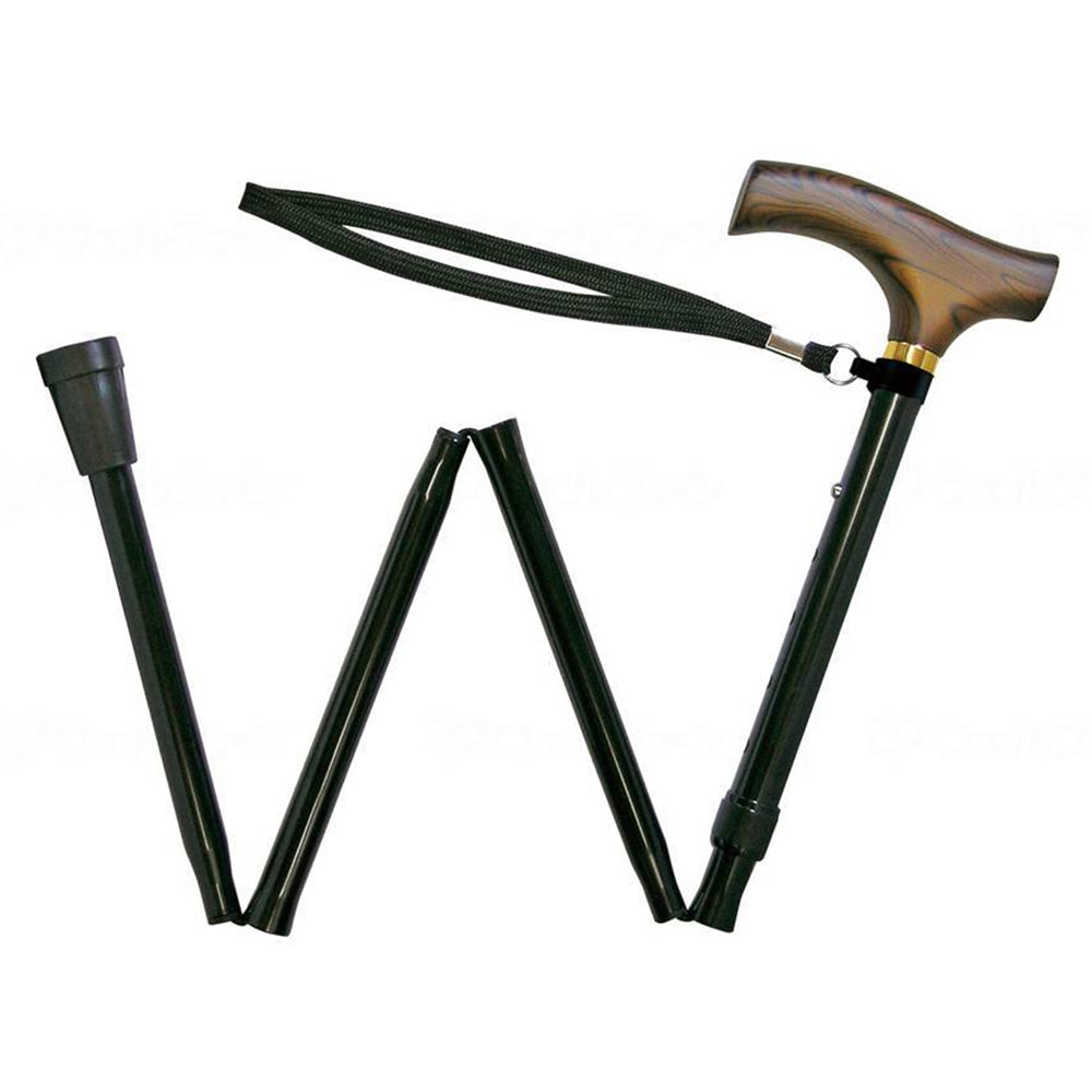 ウェルファン 折りたたみ伸縮型 スリムタイプ ロイヤルブラウン